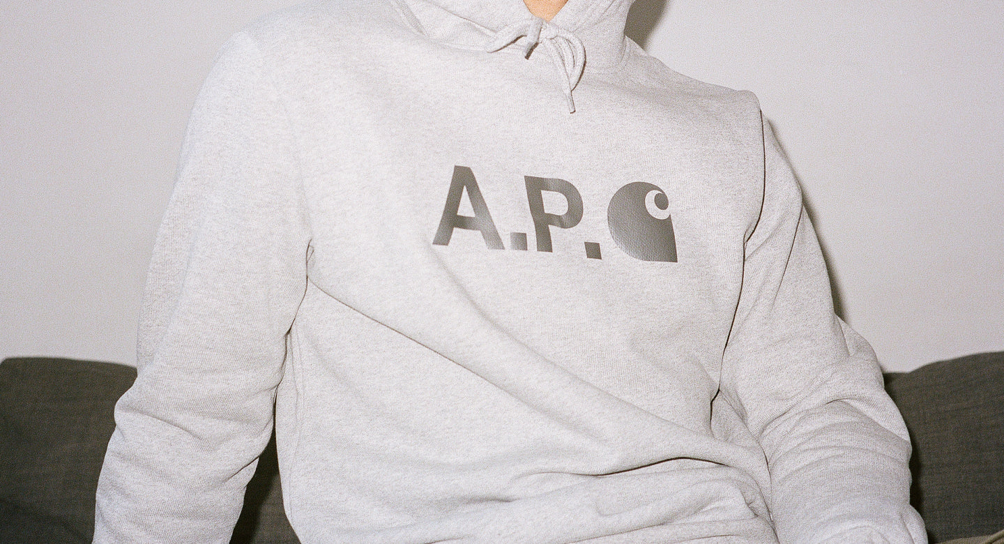 NWT A.P.C x Carhartt WIP Logo Hoodie store