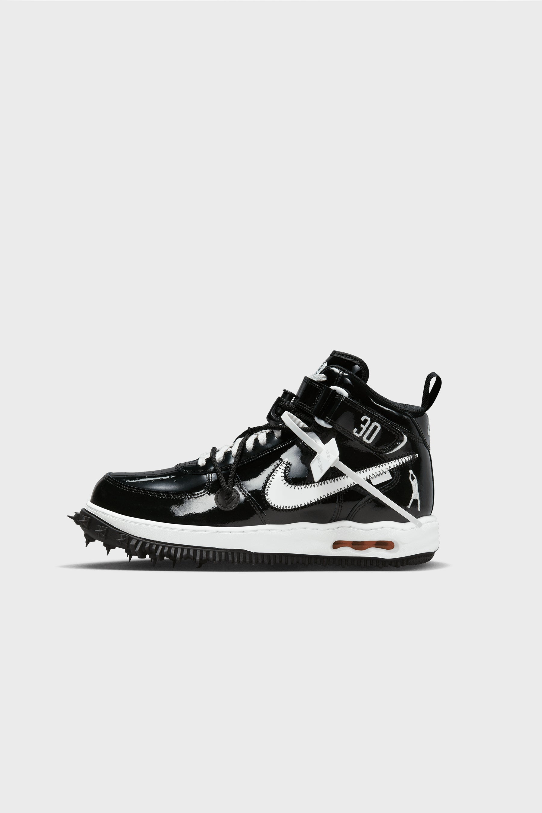 Off-White x Air Force 1 Mid SP Black/White DR0500-001 (LAUNCH