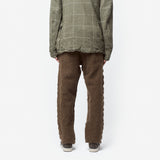 Tweed Taperer Trousers Brown FP-P508-W25 Khaki