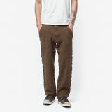 Tweed Taperer Trousers Brown FP-P508-W25 Khaki