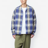 Keesey Check Down Jacket Blue 0125205013001