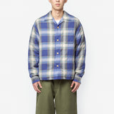 Keesey Check Down Jacket Blue 0125205013001