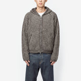 Level Hood Vanise Brown Stripe Isles Wool M4253LV
