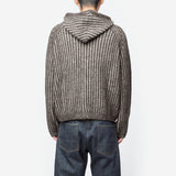 Level Hood Vanise Brown Stripe Isles Wool M4253LV