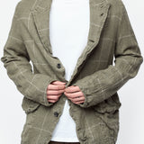 Window Pane Check Jacket Brown FP-J503-W25