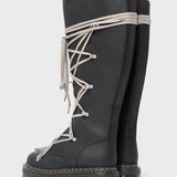 Dr.Martens 1B60 Quad Sole Pentalace Boot DM02E6811 0001 09 Black