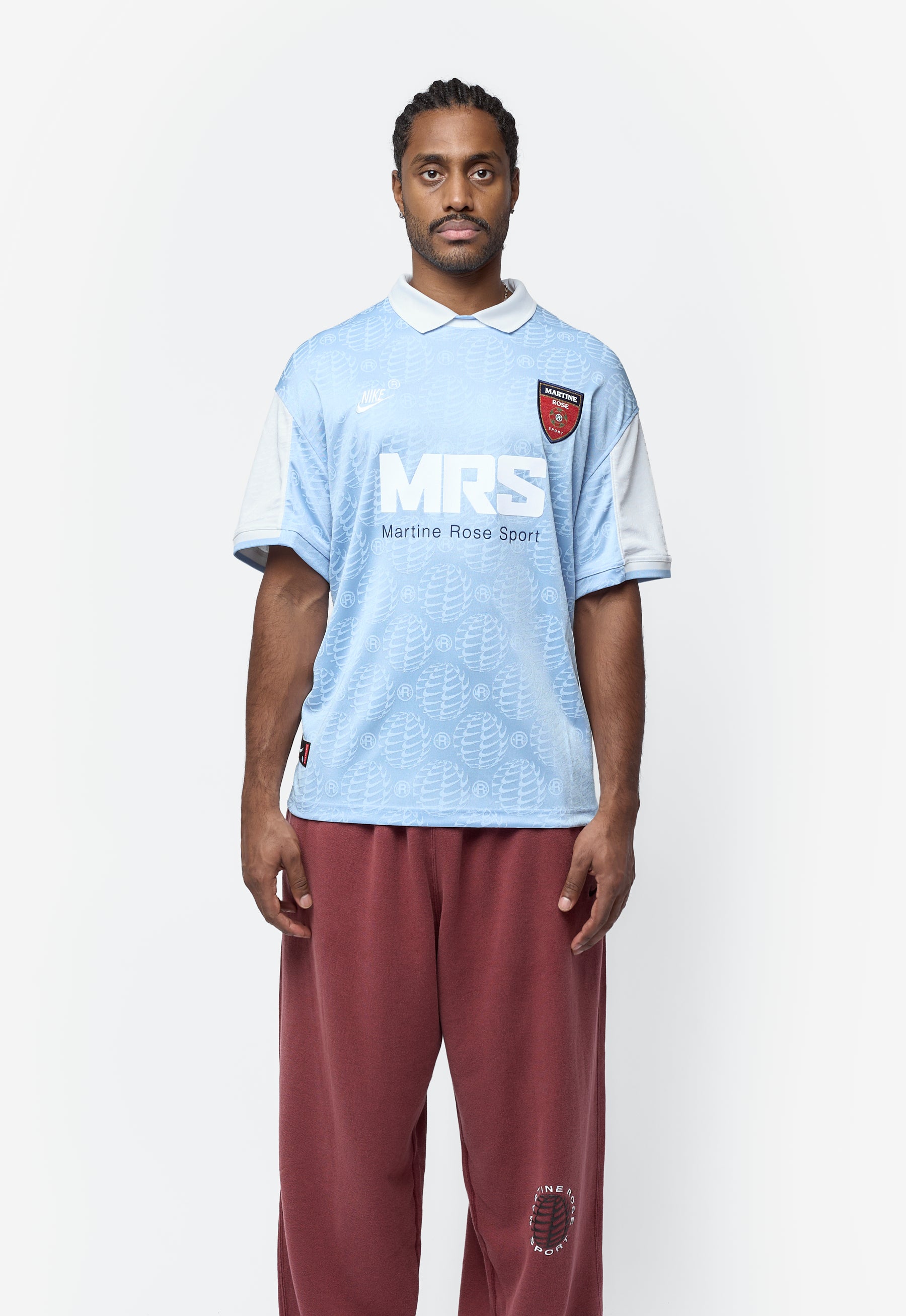 Nike x Martine Rose Sport Football Shirt Psychic Blue/White HM9020