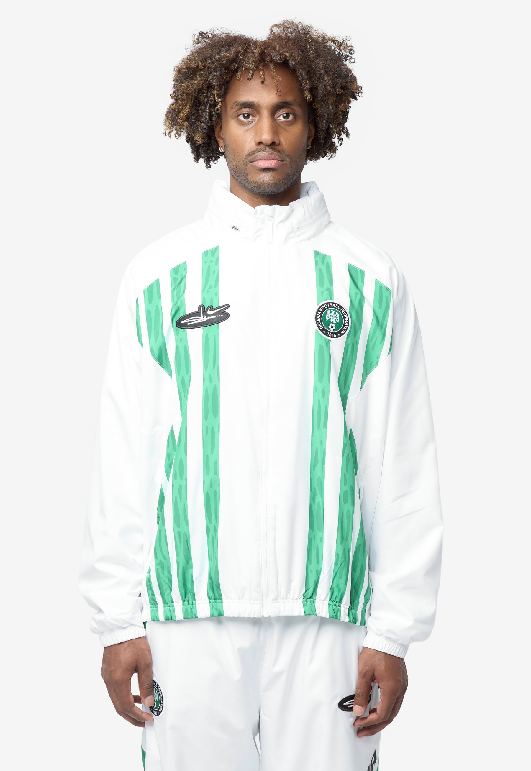 Men's Nike x Slawn Track Jacket White/Green/Black IU7644-100 – NOMAD