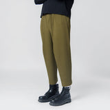 Pleats Bottoms Olive Khaki JF135-69