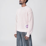 Crewneck Jumper Pale Pink/Vintage Beige FN-MN-KNIT000463