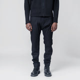 Wool Twill Double Weave Pant Black P002