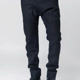 Wool Twill Double Weave Pant Black P002
