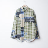 Print Button-Up Shirt Green Multi FN-MN-SHIR000762