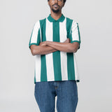 S/S Hinton Polo Hinton Stripe Chervil