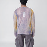 Tola Shirt Purple Pastel Strokes Print