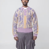Harry Polo Purple Pastel Strokes Print