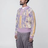 Harry Polo Purple Pastel Strokes Print