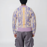 Harry Polo Purple Pastel Strokes Print