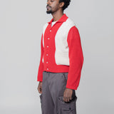 L/S Dahlia Bowler Red/Off White