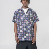 Andy Warhol Print Short Sleeve Button-Up Shirt FM-B002-S24
