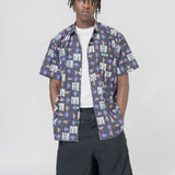 Andy Warhol Print Short Sleeve Button-Up Shirt FM-B002-S24