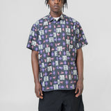 Andy Warhol Print Short Sleeve Button-Up Shirt FM-B002-S24