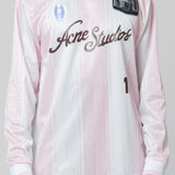 Long Sleeve Soccer Jersey Pink/White FN-MN-TSHI000544