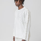 Deconstructed Laced Smock White CGSS24CJETLS12