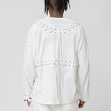 Deconstructed Laced Smock White CGSS24CJETLS12