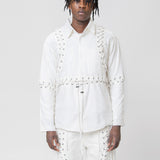 Deconstructed Laced Shirt White CGSS24CWOSHI46