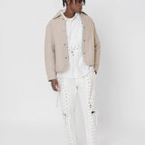 Deconstructed Laced Shirt White CGSS24CWOSHI46