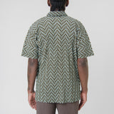 Cedar Pleated Short Sleeve Shirt Khaki JM169-65