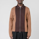 Double Faced Zip Shirt Cherry Wood J22DL0115