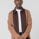 Double Faced Zip Shirt Cherry Wood J22DL0115