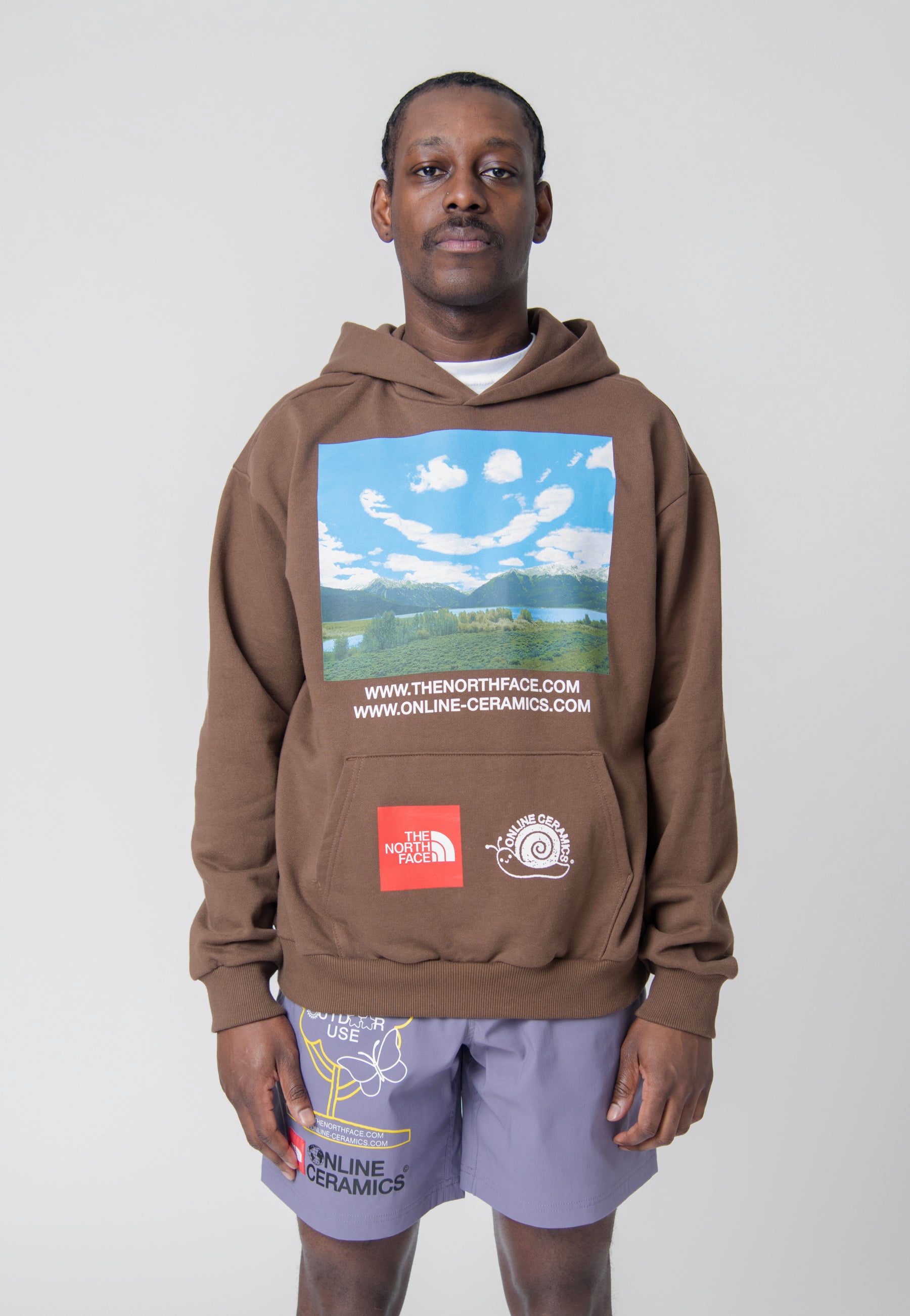Online Ceramics Hoodie Earth Brown 84RV0KA (LAUNCH PRODUCT)