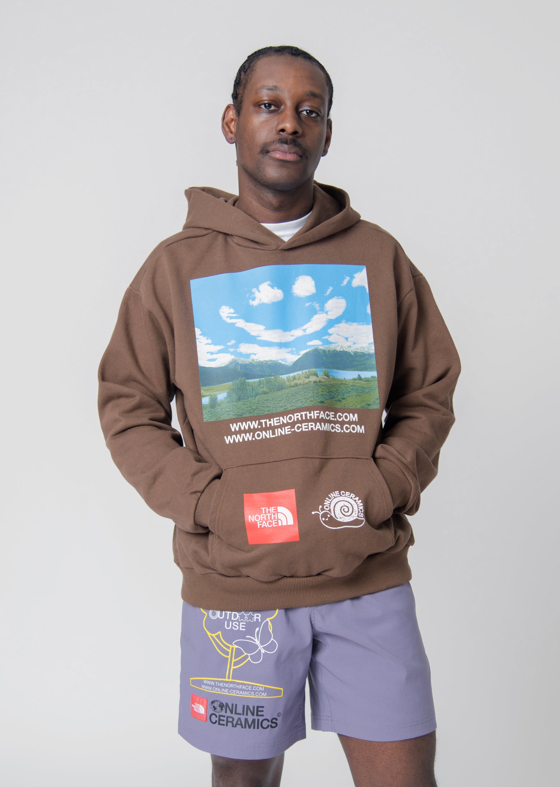 Online Ceramics Hoodie Earth Brown 84RV0KA (LAUNCH PRODUCT)