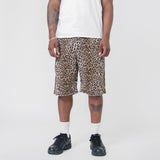 Leopard Coronel Short Beige