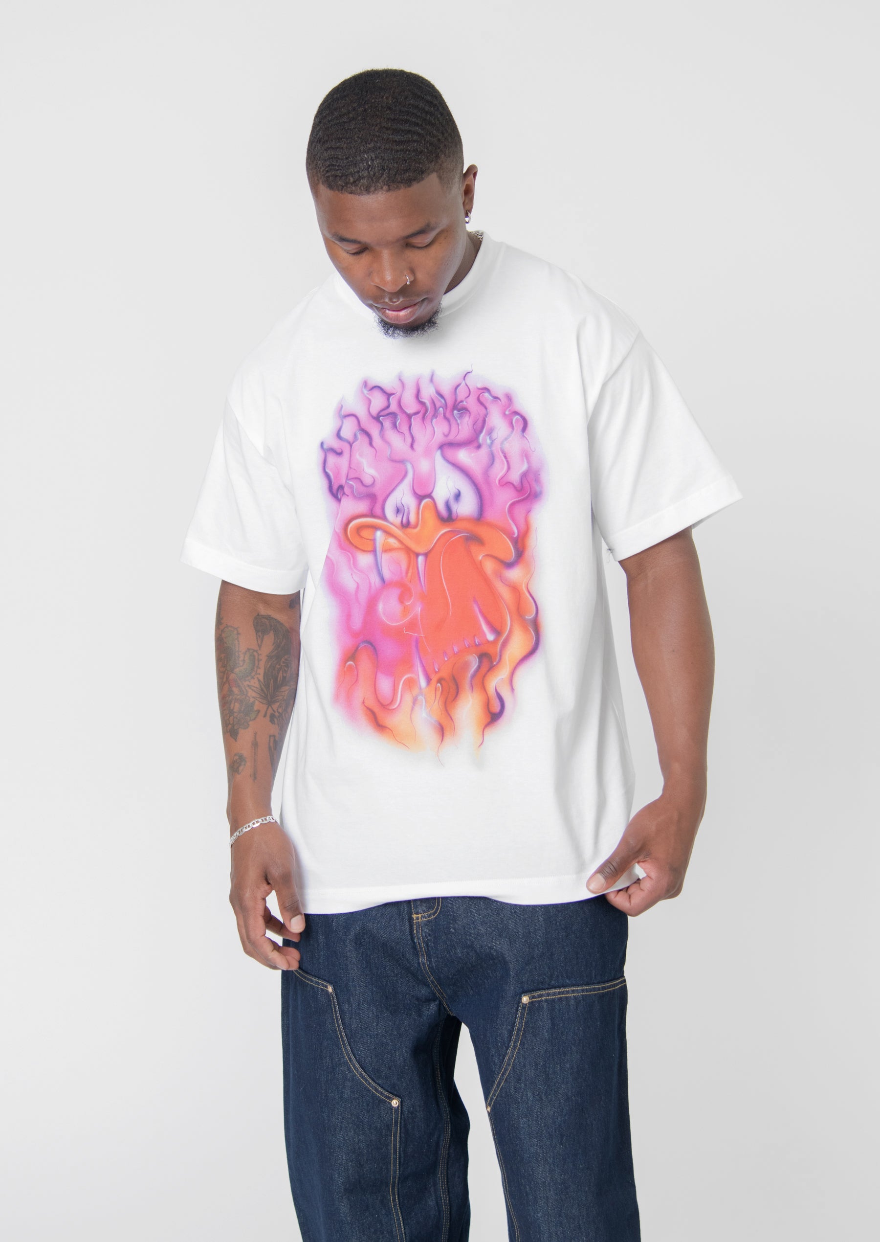 Babybrush Duck Tee White