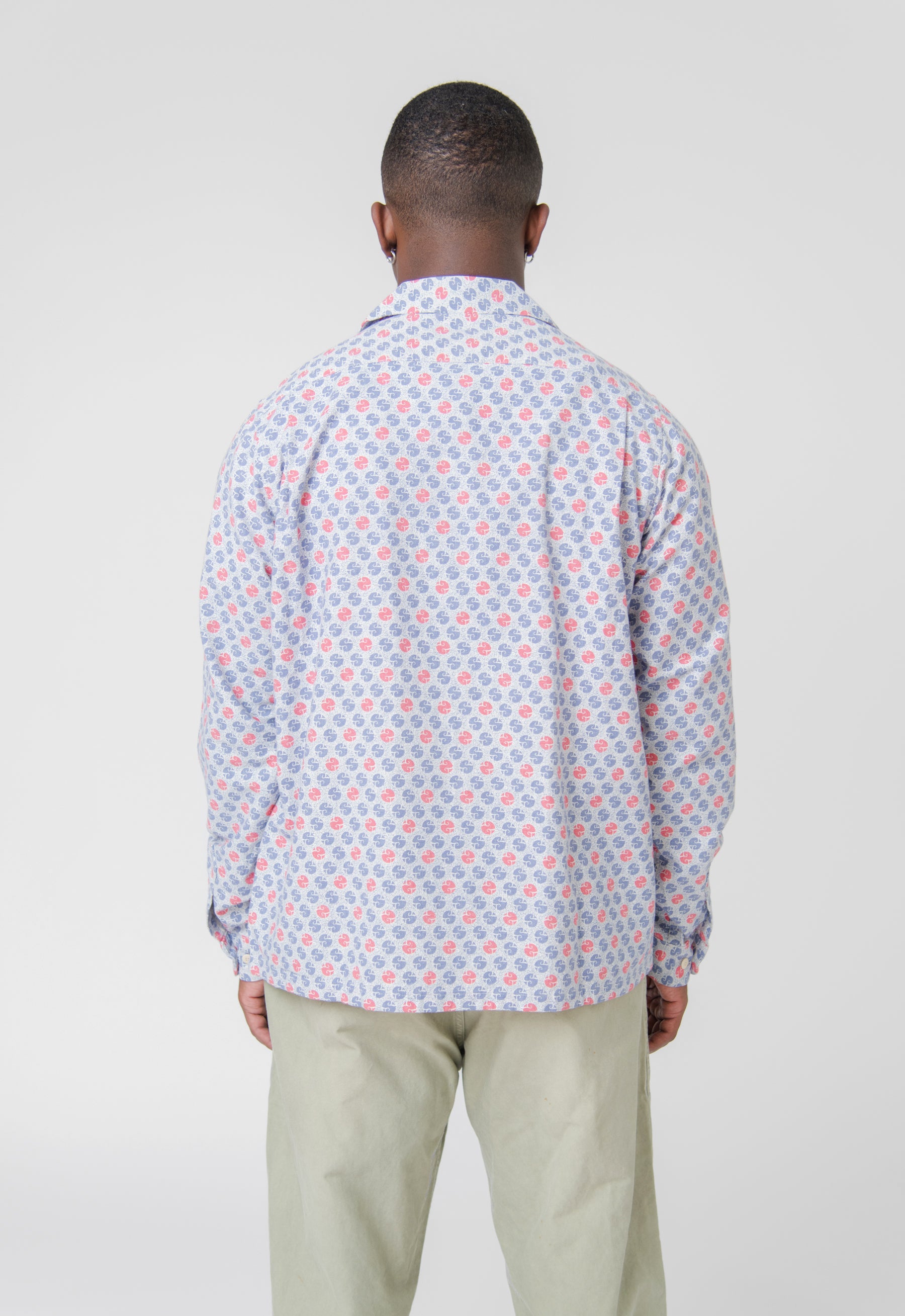 Khadi Boomer Shirt Navy