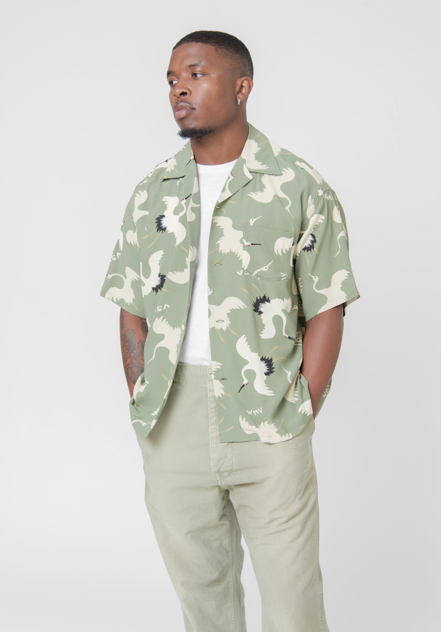 Hikaku Crosby Shirt Light Green