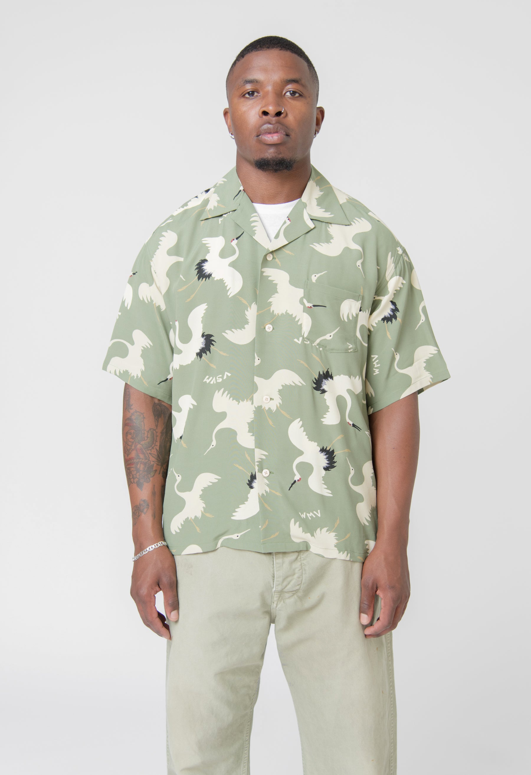 Hikaku Crosby Shirt Light Green