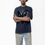 Printed Heart T-Shirt Black FN-UX-TSHI000140