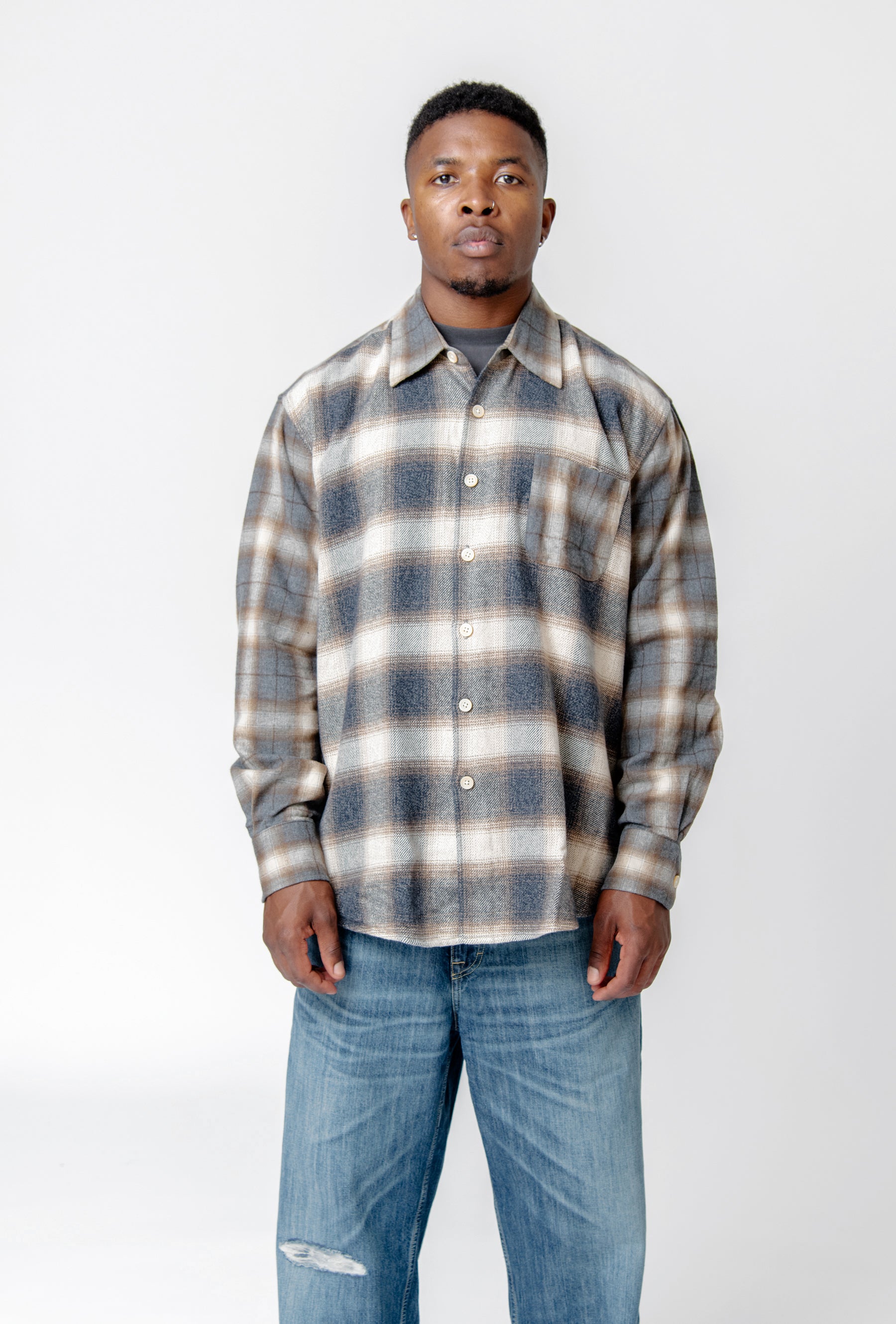 Above Doyle Check Flannel シャツ
