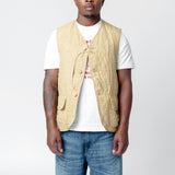 Gusto Down Vest Beige 0124205013026