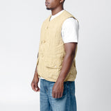 Gusto Down Vest Beige 0124205013026