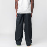 Tactical Cargo Black High Gloss Sateen M4244TB