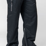 Tactical Cargo Black High Gloss Sateen M4244TB