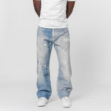 Third Cut Denim Digital Denim Print