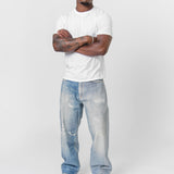Third Cut Denim Digital Denim Print
