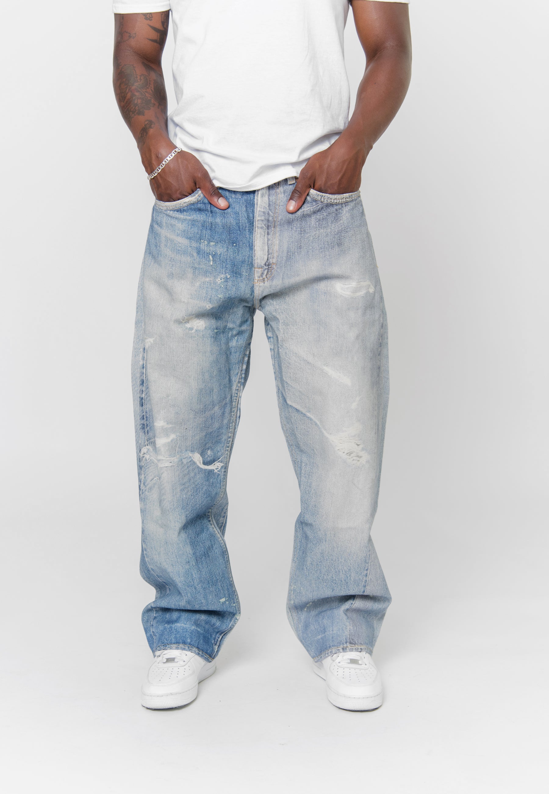 Third Cut Denim Digital Denim Print
